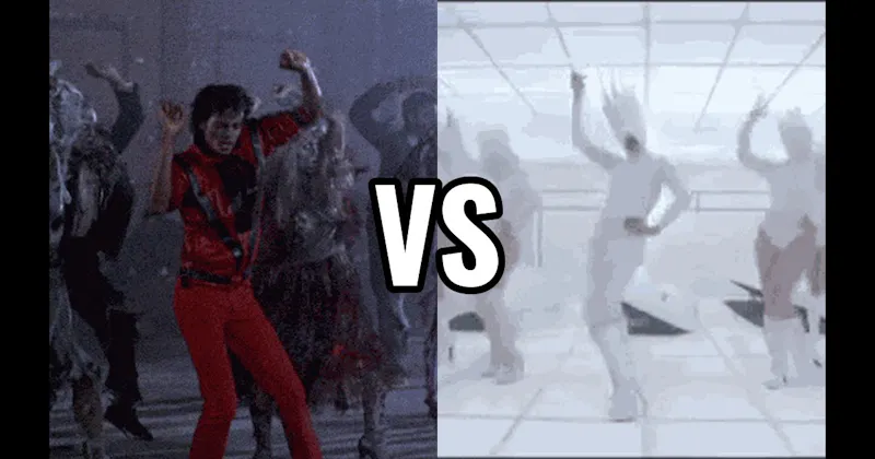 Bad Romance (Lady Gaga) vs. Thriller (Michael Jackson)