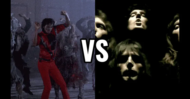 Bohemian Rhapsody (Queen) vs. Thriller (Michael Jackson)