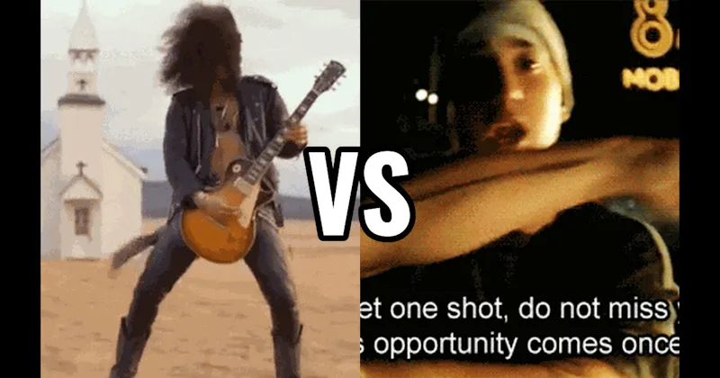 Lose Yourself (Eminem) vs. November Rain (Guns N’ Roses)