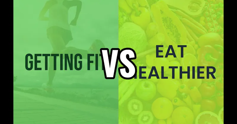 Eat Healthier vs. Peak Fitness
