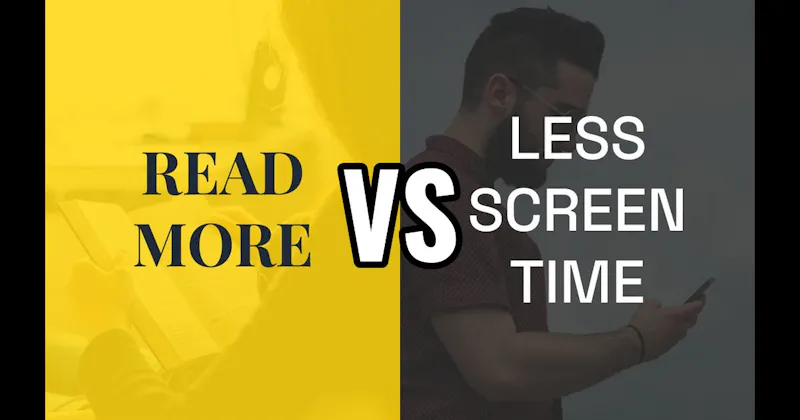 Less Screen Time vs. Read More