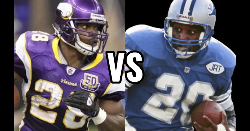 Adrian Peterson vs. Barry Sanders