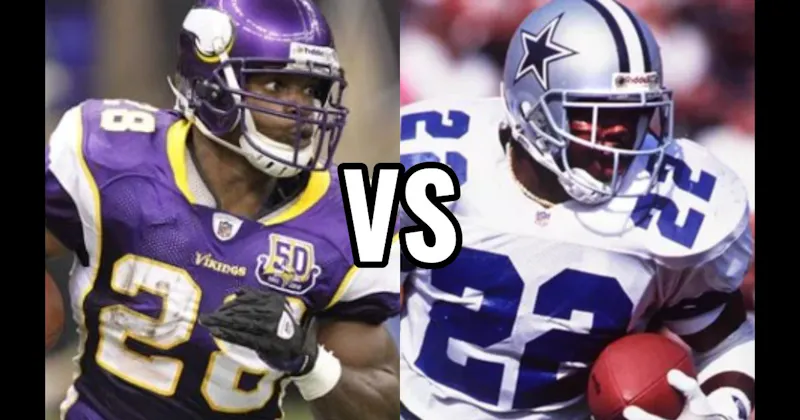 Adrian Peterson vs. Emmitt Smith