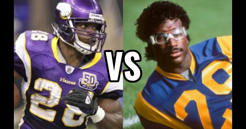 Adrian Peterson vs. Eric Dickerson