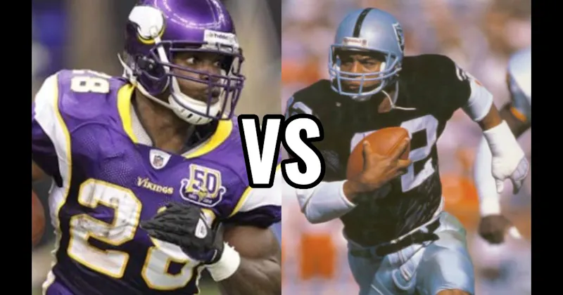 Adrian Peterson vs. Marcus Allen