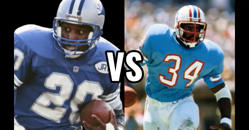 Barry Sanders vs. Earl Campbell