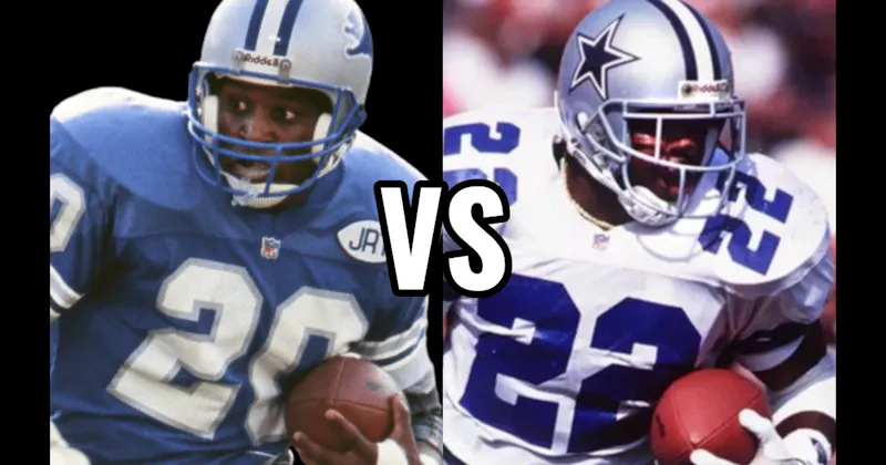 Barry Sanders vs. Emmitt Smith