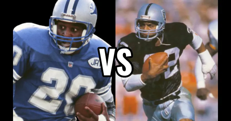 Barry Sanders vs. Marcus Allen