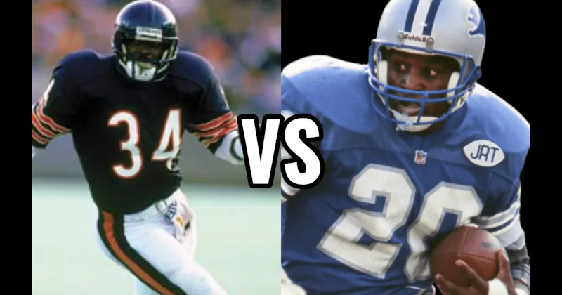 Barry Sanders vs. Walter Payton