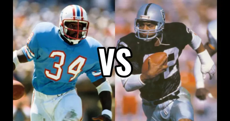 Earl Campbell vs. Marcus Allen