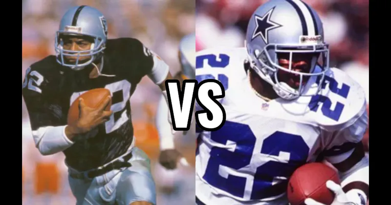 Emmitt Smith vs. Marcus Allen