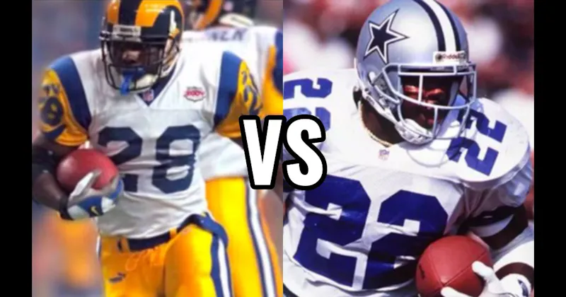Emmitt Smith vs. Marshall Faulk