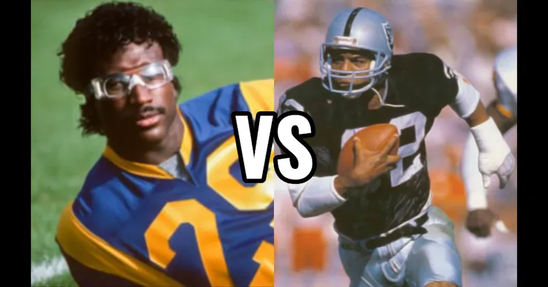 Eric Dickerson vs. Marcus Allen