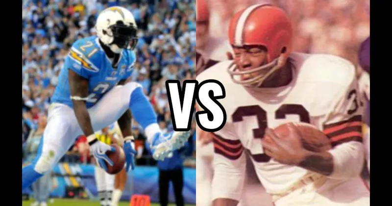 Jim Brown vs. LaDainian Tomlinson
