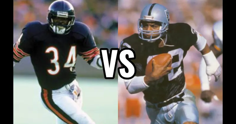 Marcus Allen vs. Walter Payton