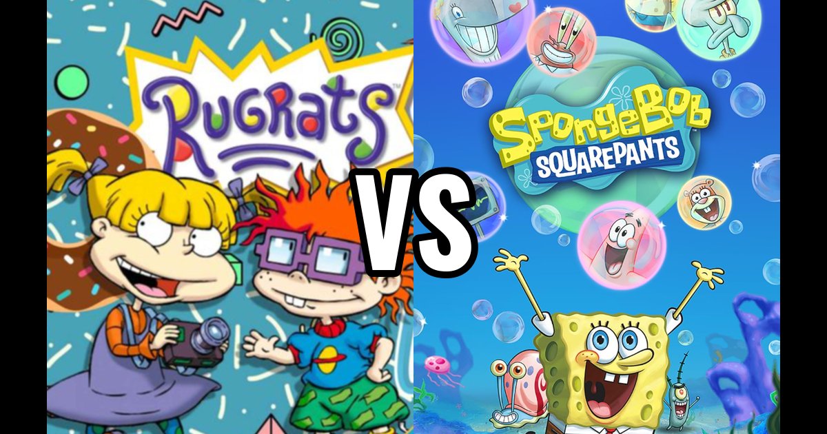 Rugrats vs SpongeBob SquarePants: SpongeBob SquarePants Leads
