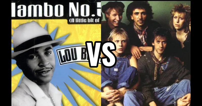 Come On Eileen by Dexys Midnight Runners vs. Mambo No. 5 by Lou Bega