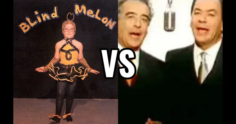 Macarena by Los Del Rio vs. No Rain by Blind Melon