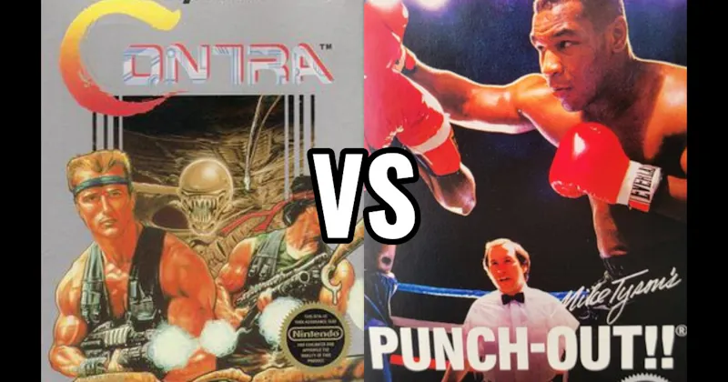 Contra vs. Mike Tyson's Punch-Out!!