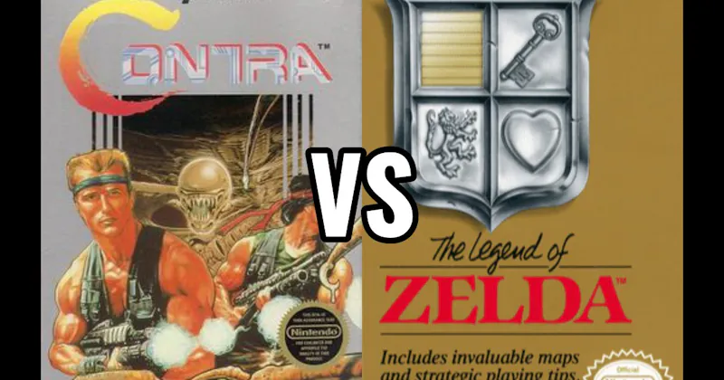 Contra vs. The Legend of Zelda