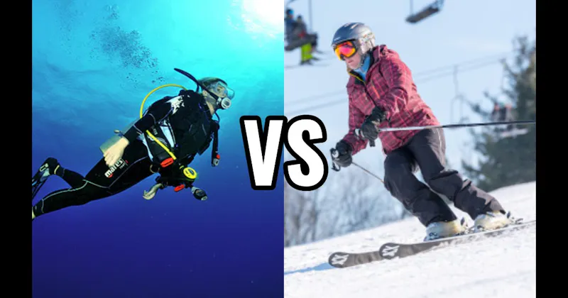 Scuba Diving vs. Skiing