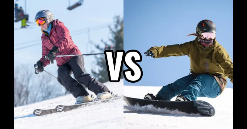 Skiing vs. Snowboarding