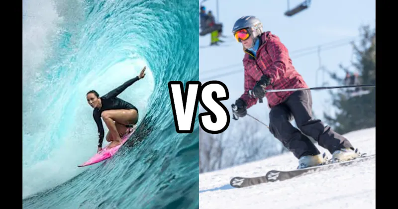 Skiing vs. Surfing