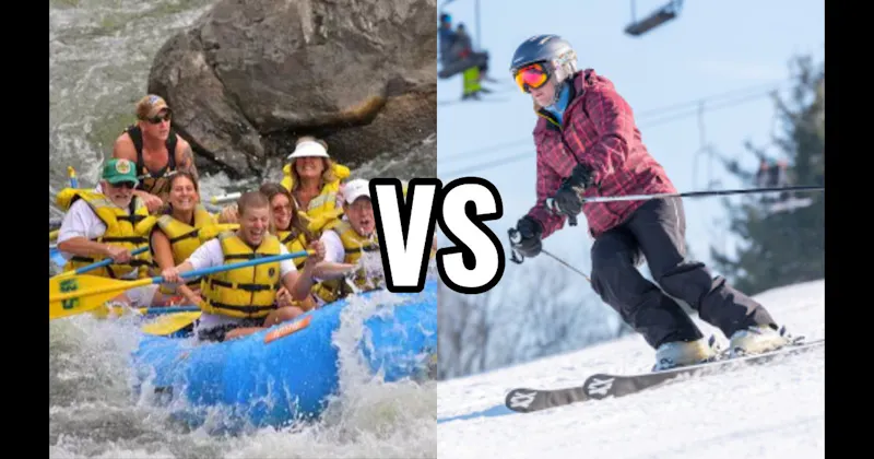 Skiing vs. Whitewater Rafting
