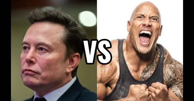 Elon Musk vs. The Rock (Dwayne Johnson)