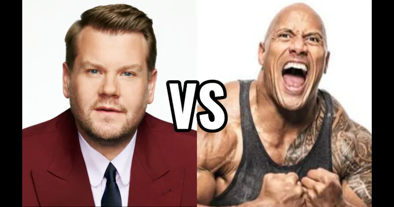 James Corden vs. The Rock (Dwayne Johnson)