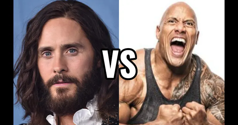 Jared Leto vs. The Rock (Dwayne Johnson)