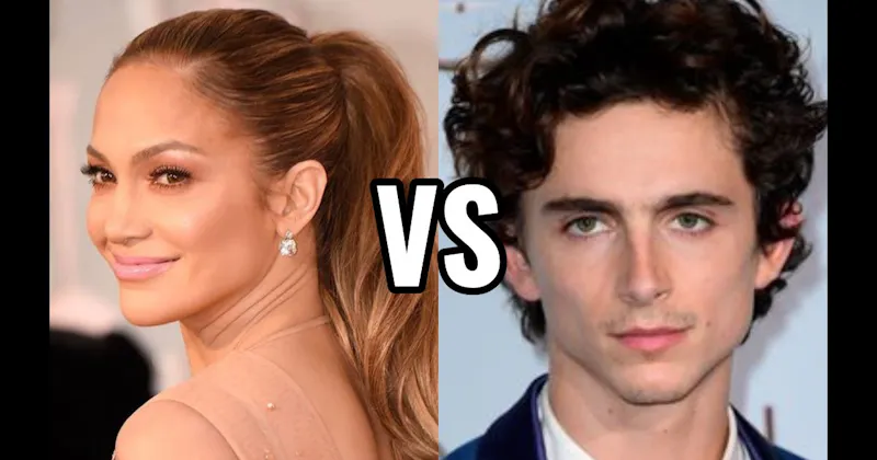 Jennifer Lopez vs. Timothée Chalamet