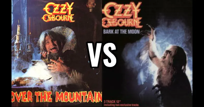 Bark at the Moon vs. Over the Mountain