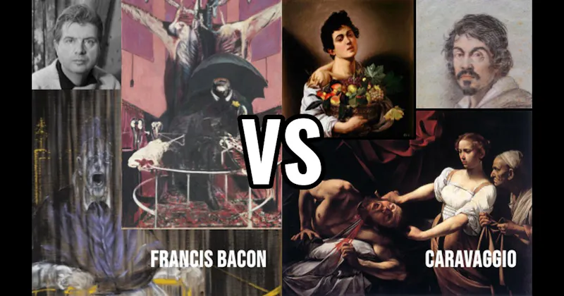 Caravaggio vs. Francis Bacon