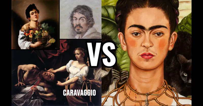 Caravaggio vs. Frida Kahlo