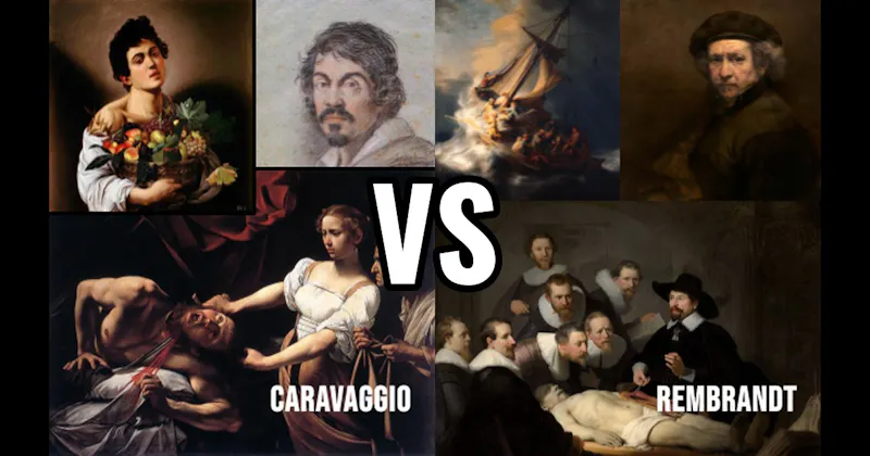 Caravaggio vs. Rembrandt