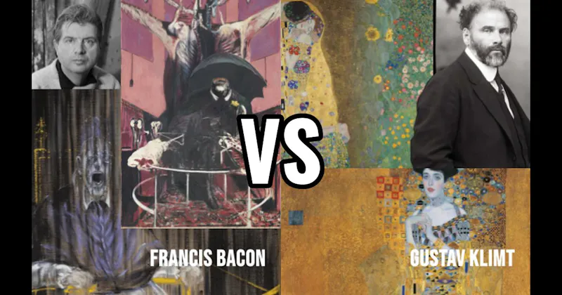 Francis Bacon vs. Gustav Klimt