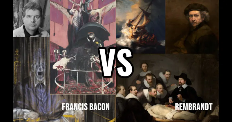 Francis Bacon vs. Rembrandt