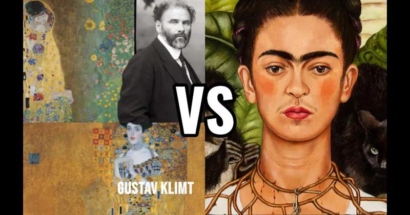 Frida Kahlo vs. Gustav Klimt