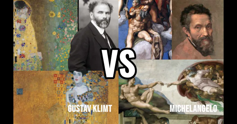 Gustav Klimt vs. Michelangelo