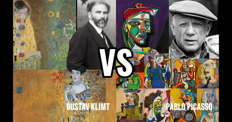 Gustav Klimt vs. Pablo Picasso