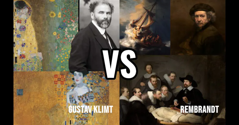 Gustav Klimt vs. Rembrandt
