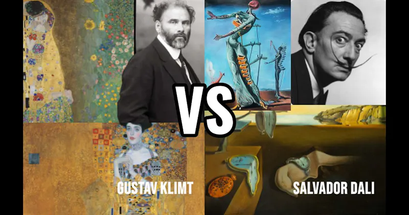 Gustav Klimt vs. Salvador Dalí