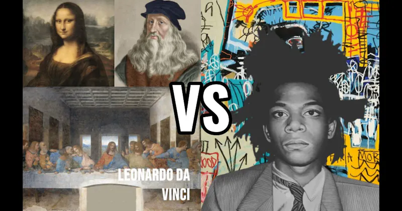 Jean-Michel Basquiat vs. Leonardo da Vinci
