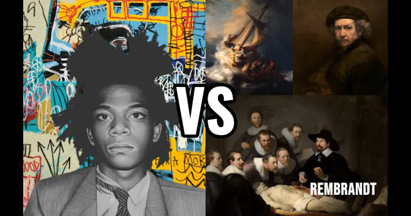 Jean-Michel Basquiat vs. Rembrandt