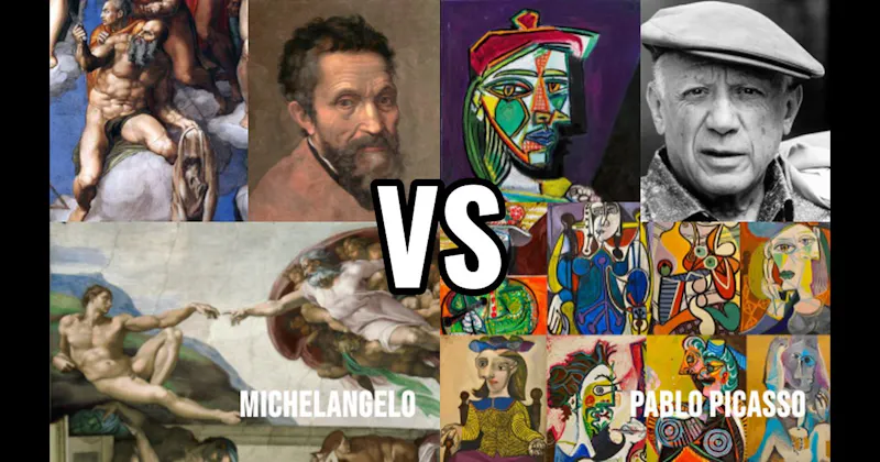 Michelangelo vs. Pablo Picasso