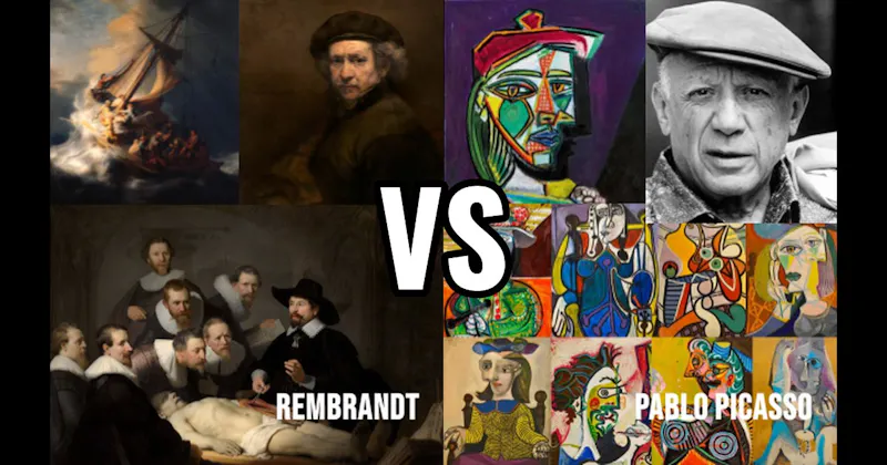 Pablo Picasso vs. Rembrandt