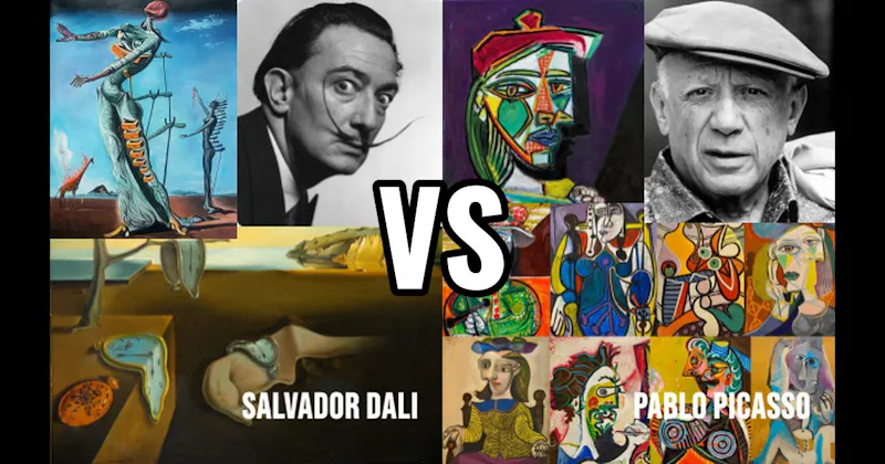 Pablo Picasso vs. Salvador Dalí