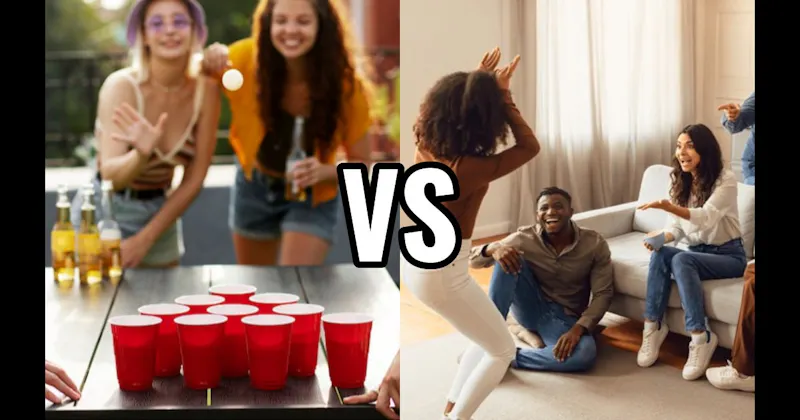Beer Pong vs. Charades