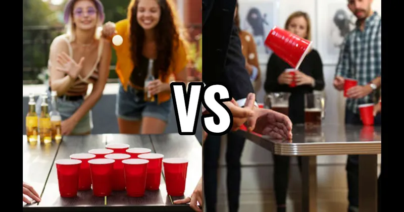 Beer Pong vs. Flip Cup